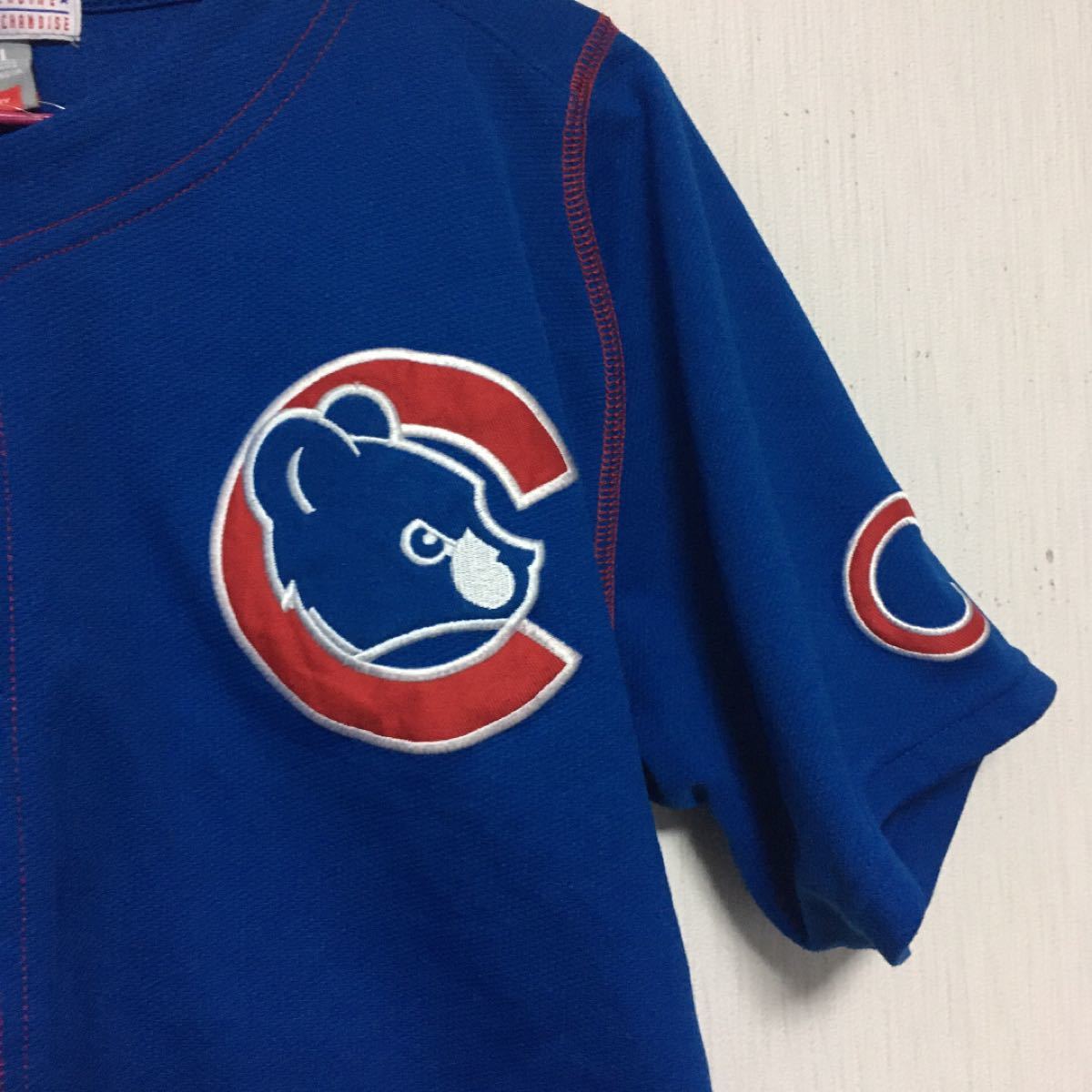 MLB シカゴ　カブス　ゲームシャツ ベースボールシャツ レプリカユニフォーム メジャーリーグ ナイキ