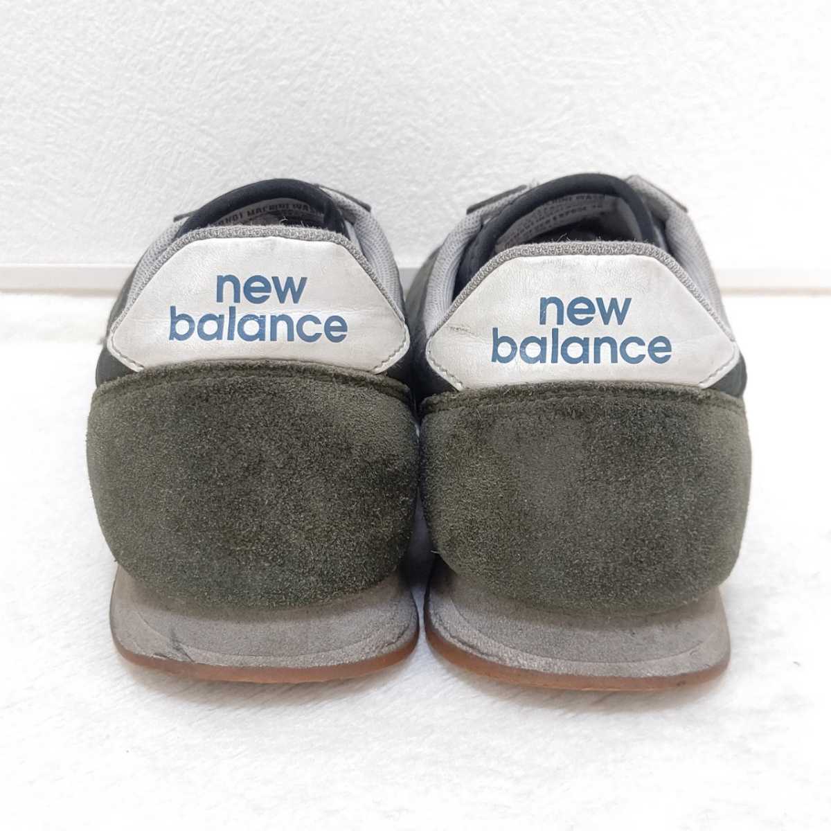 軽量【new balance】ニュー バランス u220ec ランニング スニーカー シューズ 靴 メッシュ スウェード カーキ カジュアル 26.0cm/3546jt_画像3