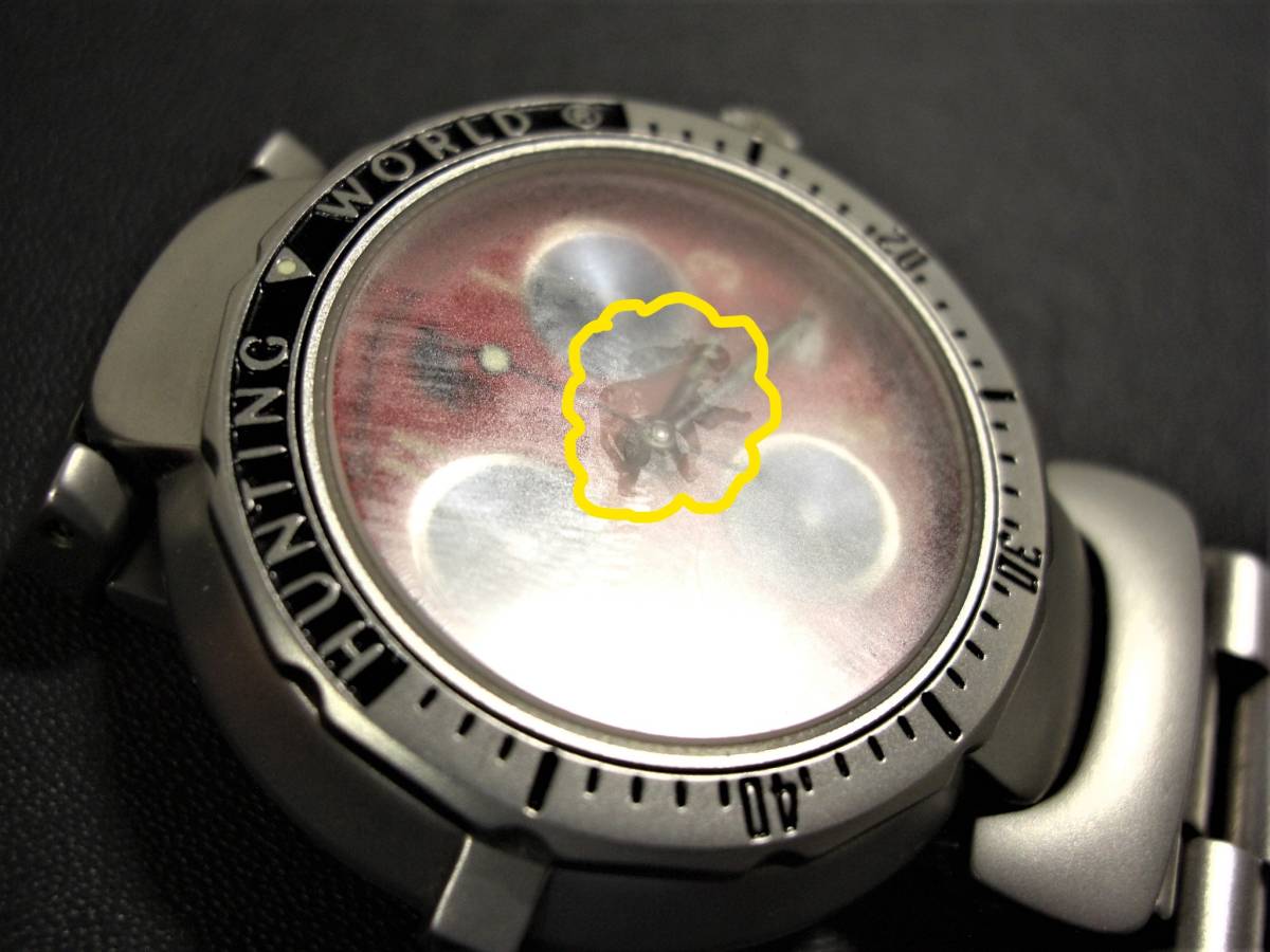  windshield .. Logo reality ..! memory 500ps.@ limitation & serial number stamp! regular price 16 ten thousand!ETA company high class Move installing Divers chronograph wristwatch Hunting World 