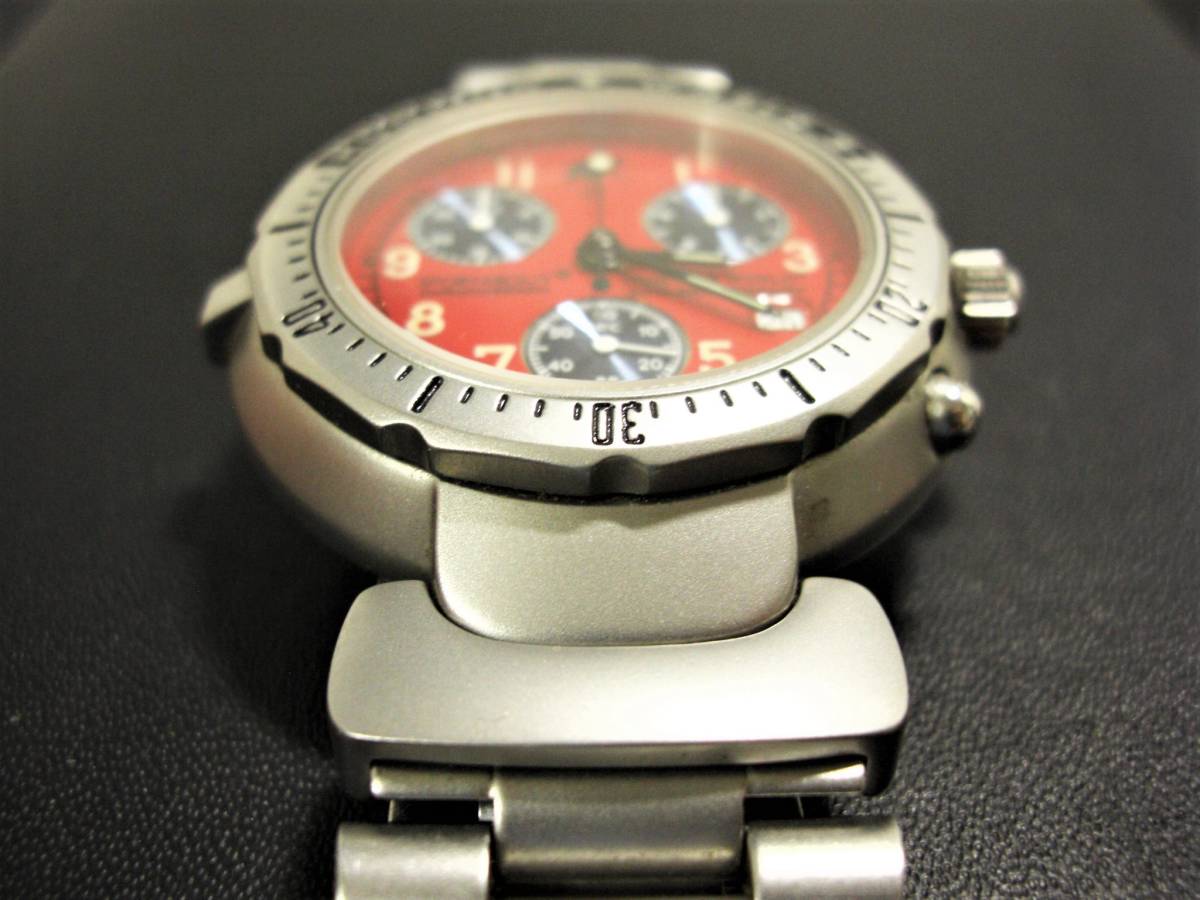  windshield .. Logo reality ..! memory 500ps.@ limitation & serial number stamp! regular price 16 ten thousand!ETA company high class Move installing Divers chronograph wristwatch Hunting World 