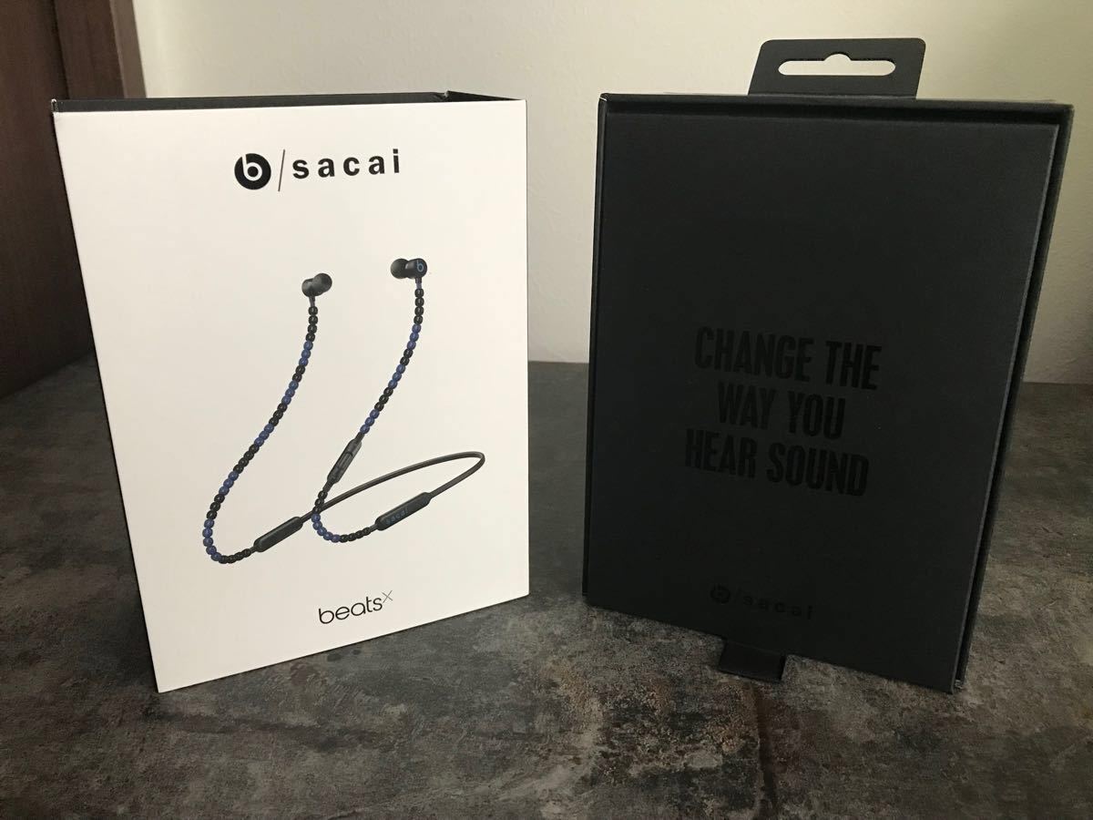 美品 完動品 Beats X sacai サカイ ビーツ バイ ドクタードレー 美品 完動品 Beats X sacai サカイ ビーツ バイ ドクタードレー