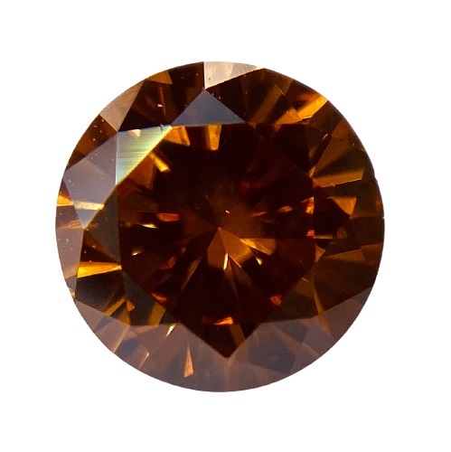 一番の FANCY DEEP YELLOWISH ORANGE 0.395ct RD/RT0222/CGL