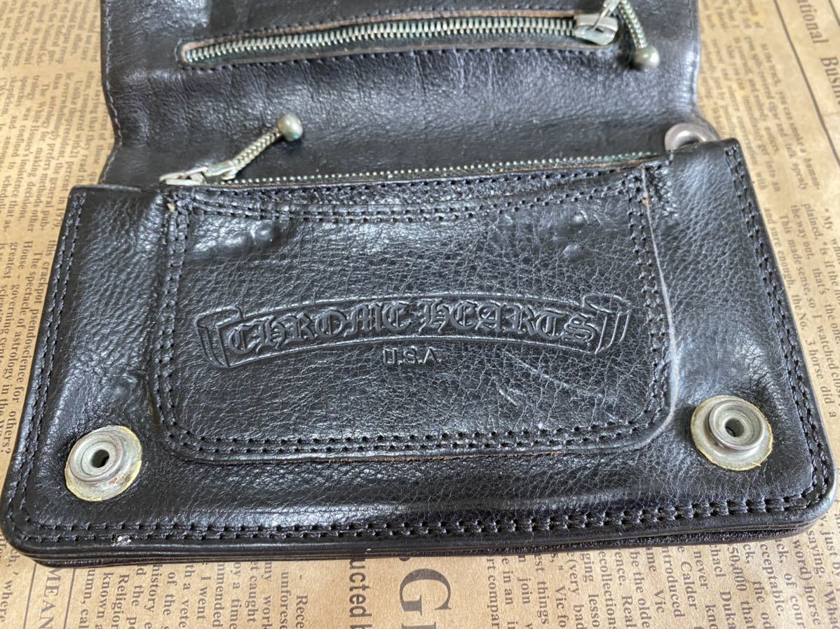 定価¥170,000円】美品◇クロムハーツ CHROME HEARTS 財布 1ジップ