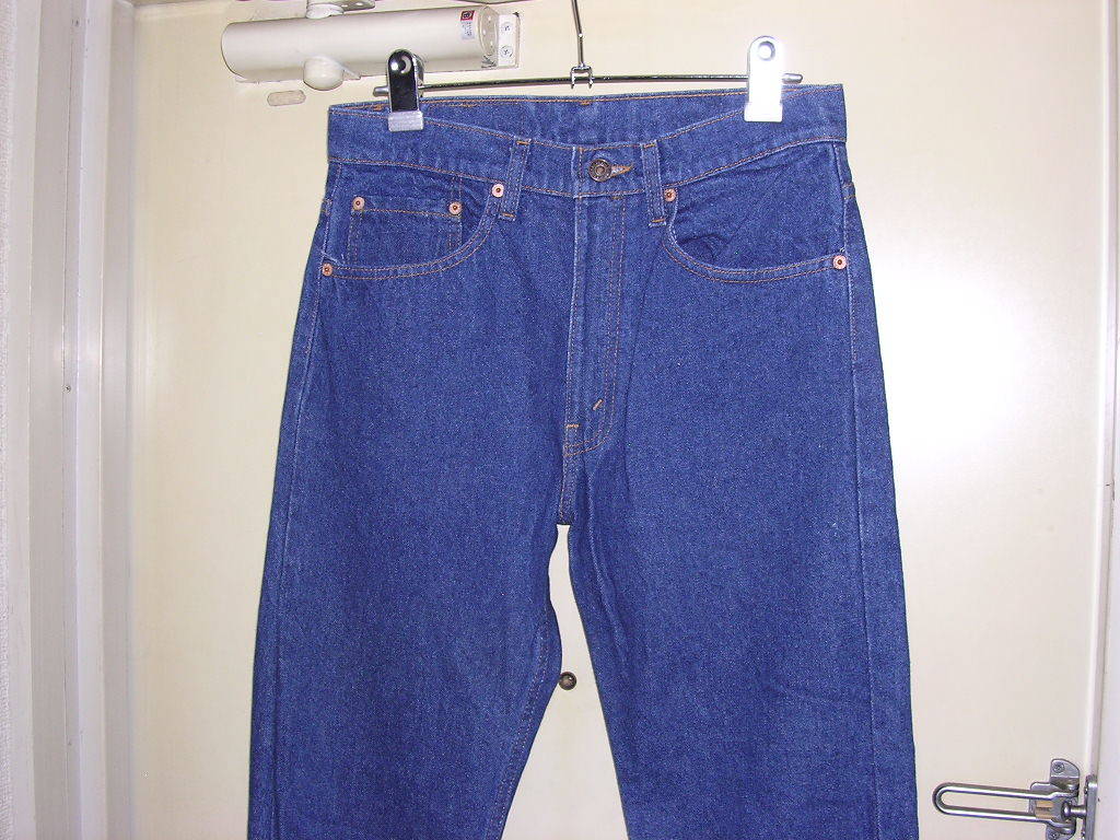 美品 90s 00s USA製 リーバイス Levis 505 デニムパンツ 31/32 濃紺 vintage old 501 ジーンズ_画像1