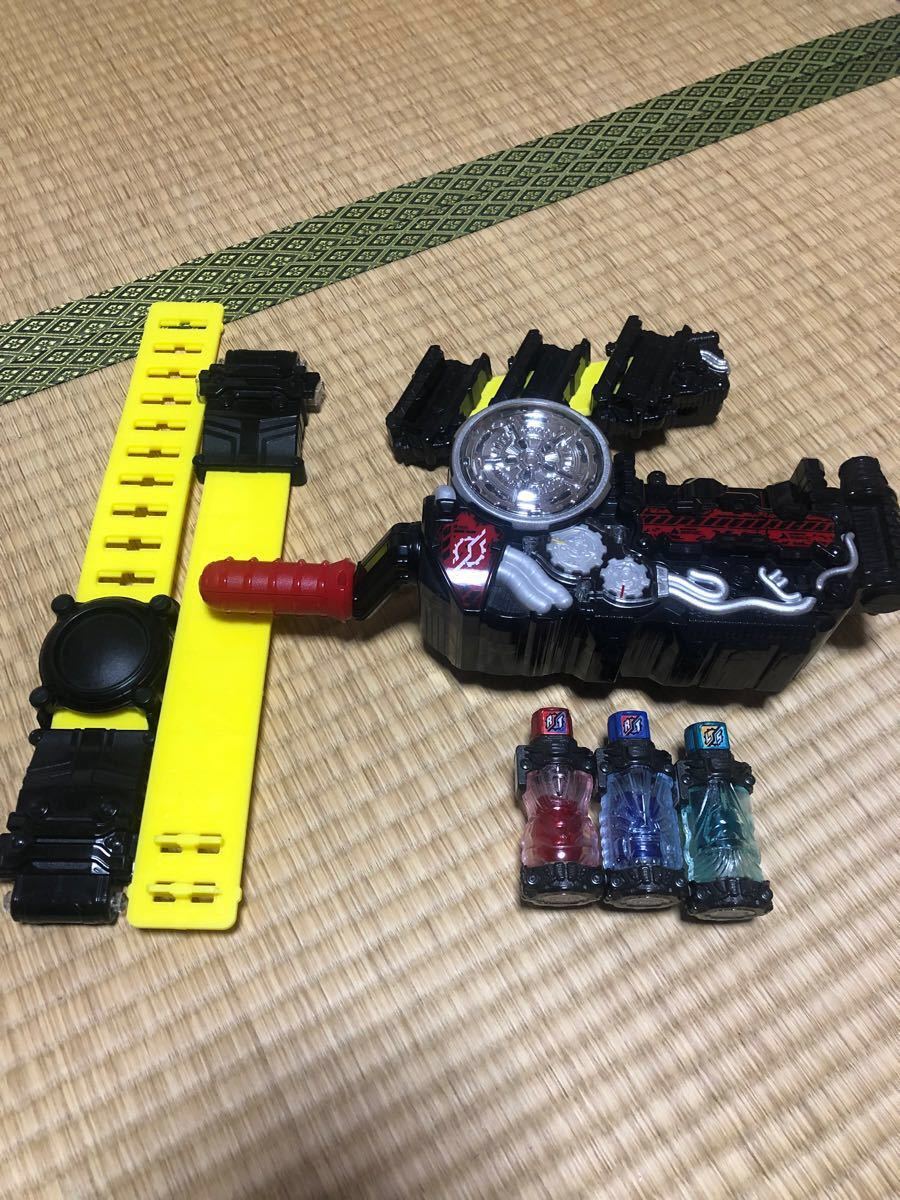 仮面ライダー ビルド 変身ベルト 4コマ忍法刀パンドラパネル フルボトル 映画特典 他