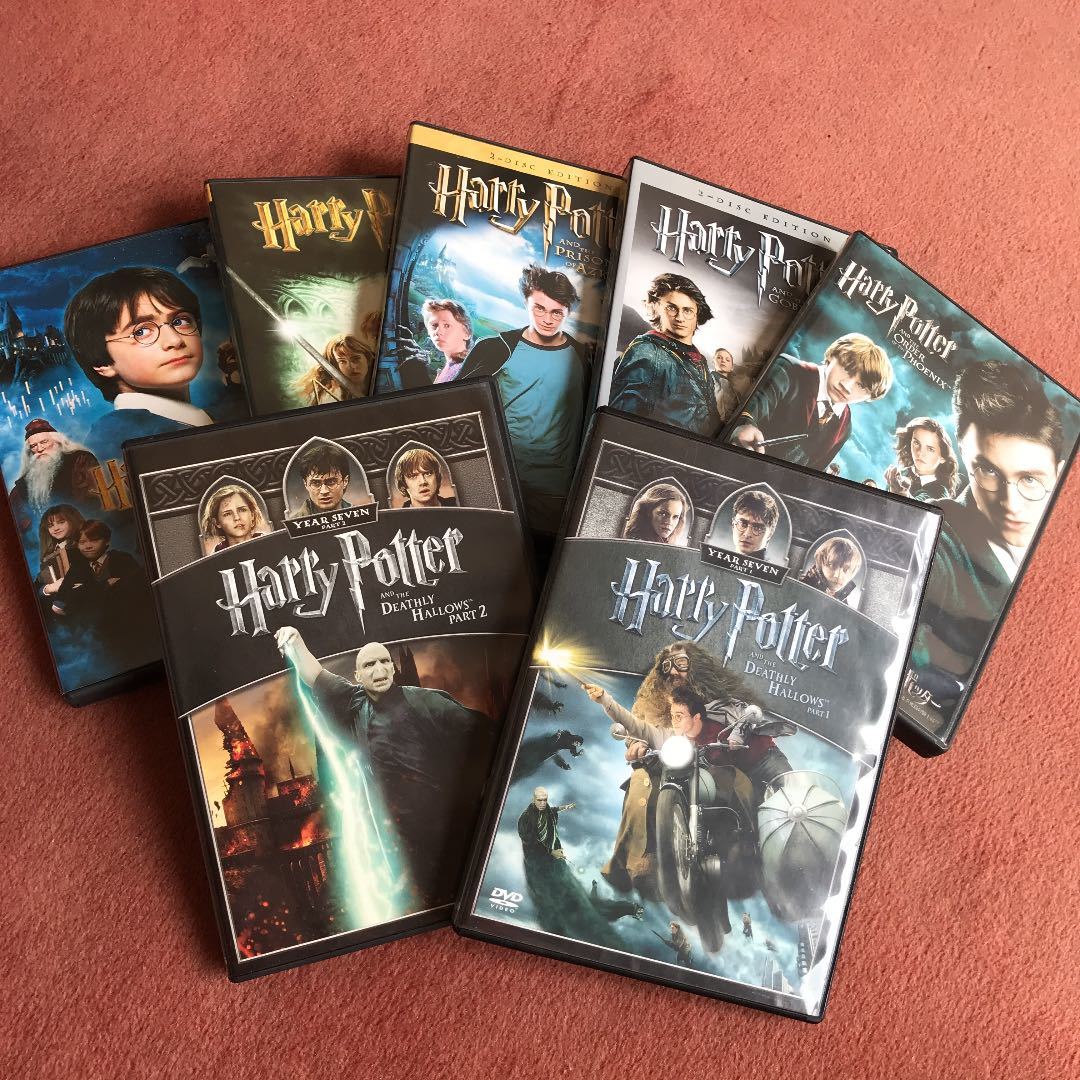  Harry Potter DVD Harry *pota- series 7 volume set 