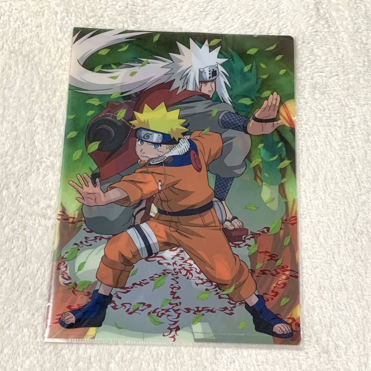 NARUTO - ナルト - 疾風伝 クリアファイル 自来也 & ナルト　カカシ & サスケ_画像2