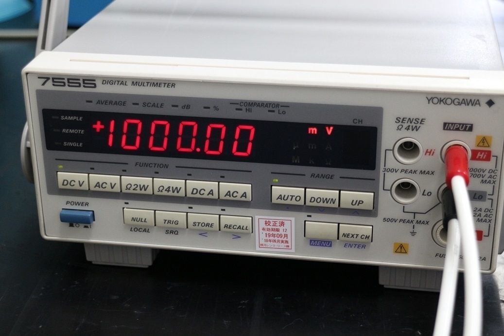 正常動作品】YOKOGAWA 7555 5-1/2桁 マルチメーター | www.wansors.id