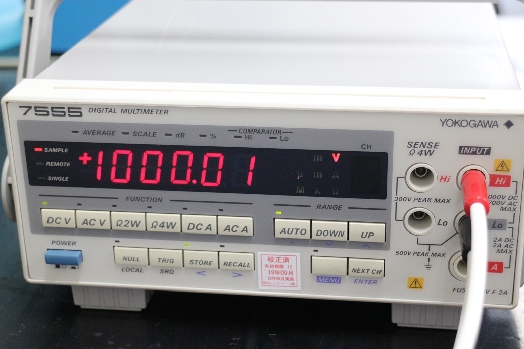 正常動作品】YOKOGAWA 7555 5-1/2桁 マルチメーター | paradaabogados.com