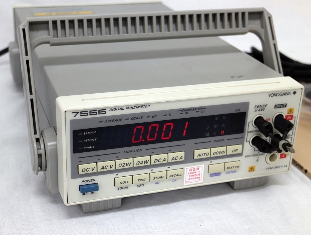正常動作品】YOKOGAWA 7555 5-1/2桁 マルチメーター www.cinema.sk