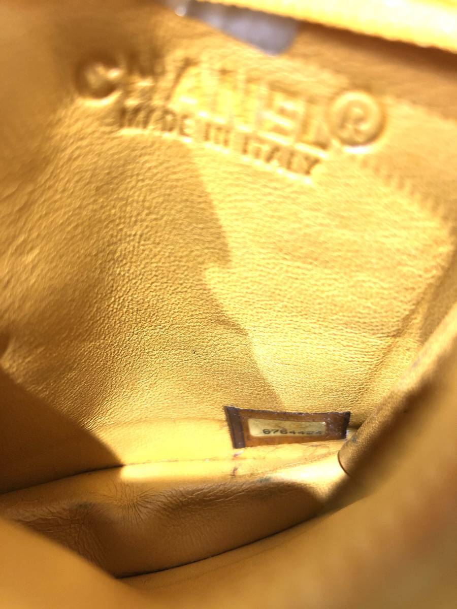 良品☆CHANEL シャネル☆COCO ハラコ コインケース キーチェーン付