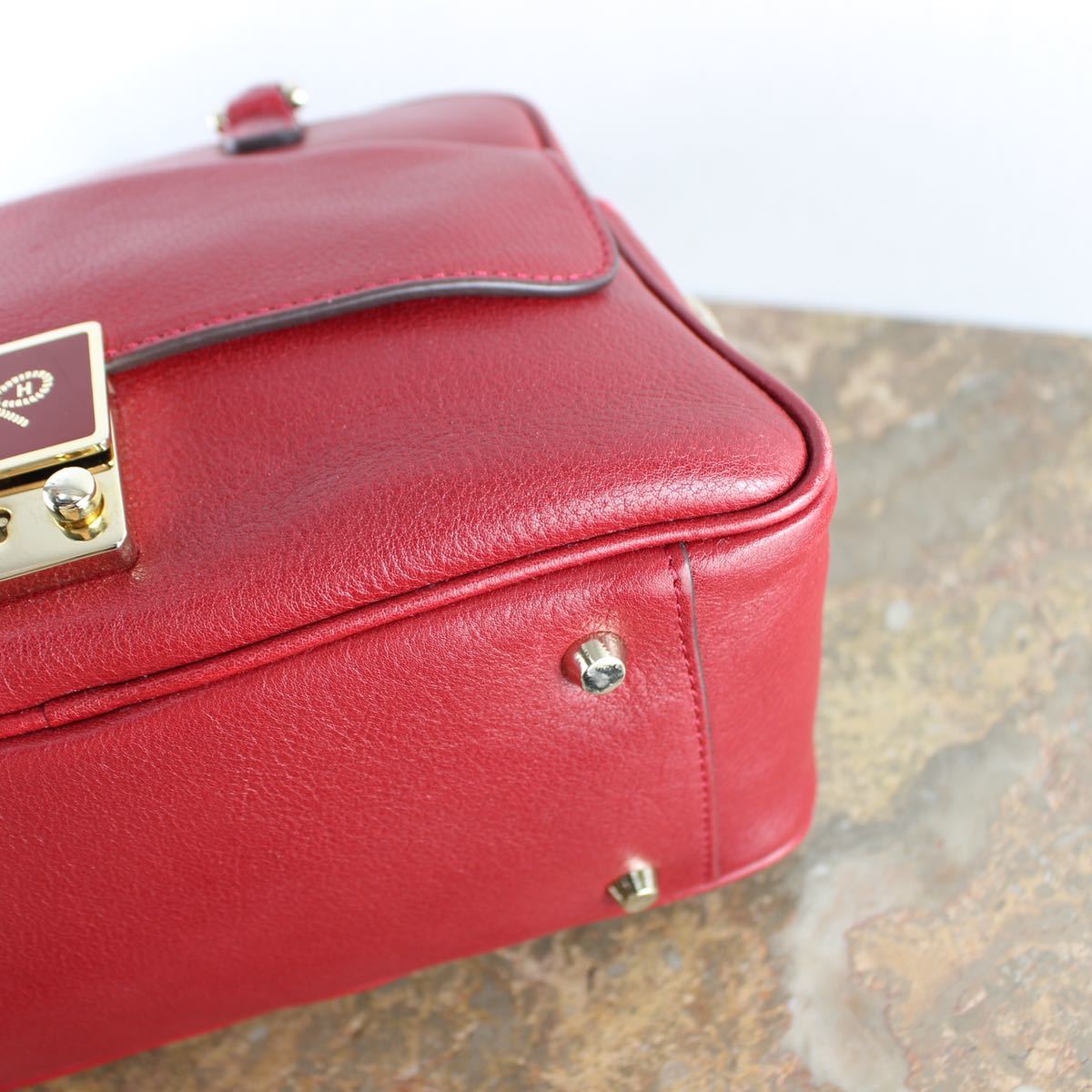 ANYA HINDMARCH CARCAR LEATHER 2WAY SHOULDER BAG/アニヤ ANYA HINDMARCH CARCAR LEATHER 2WAY SHOULDER BAG/アニヤ