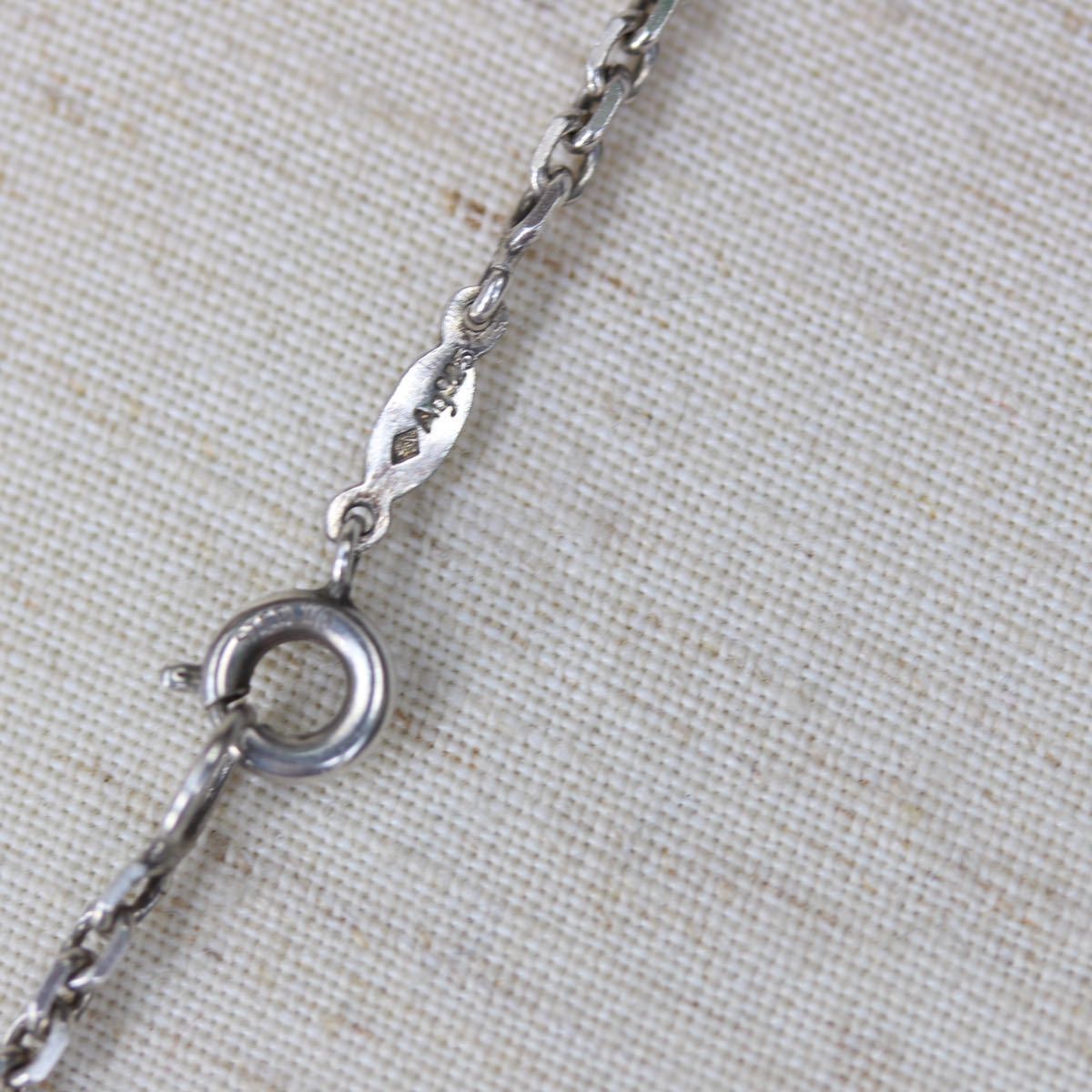 GUCCI SILVER CHAIN NECKLACE MADE IN ITALY/グッチシルバーネックレス_画像6