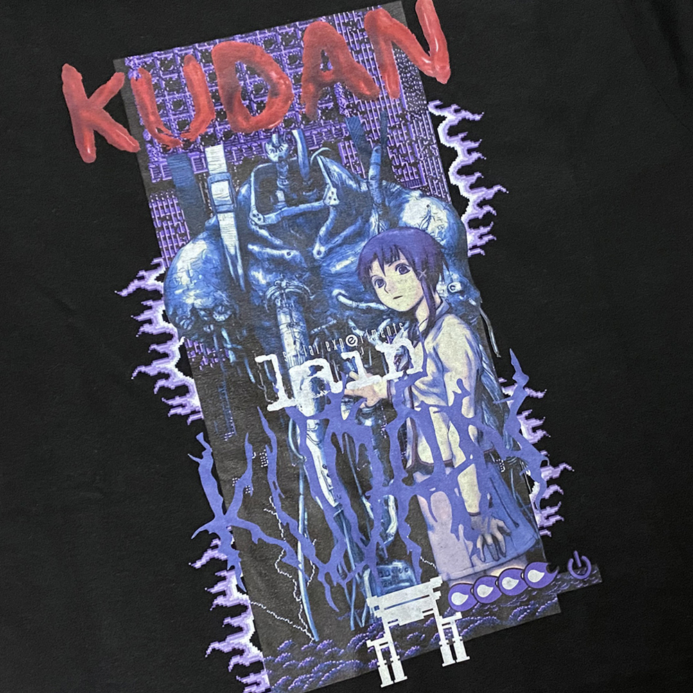 新品 レイン Tシャツ serial experiments lain KUDAN 岩倉玲音 90s