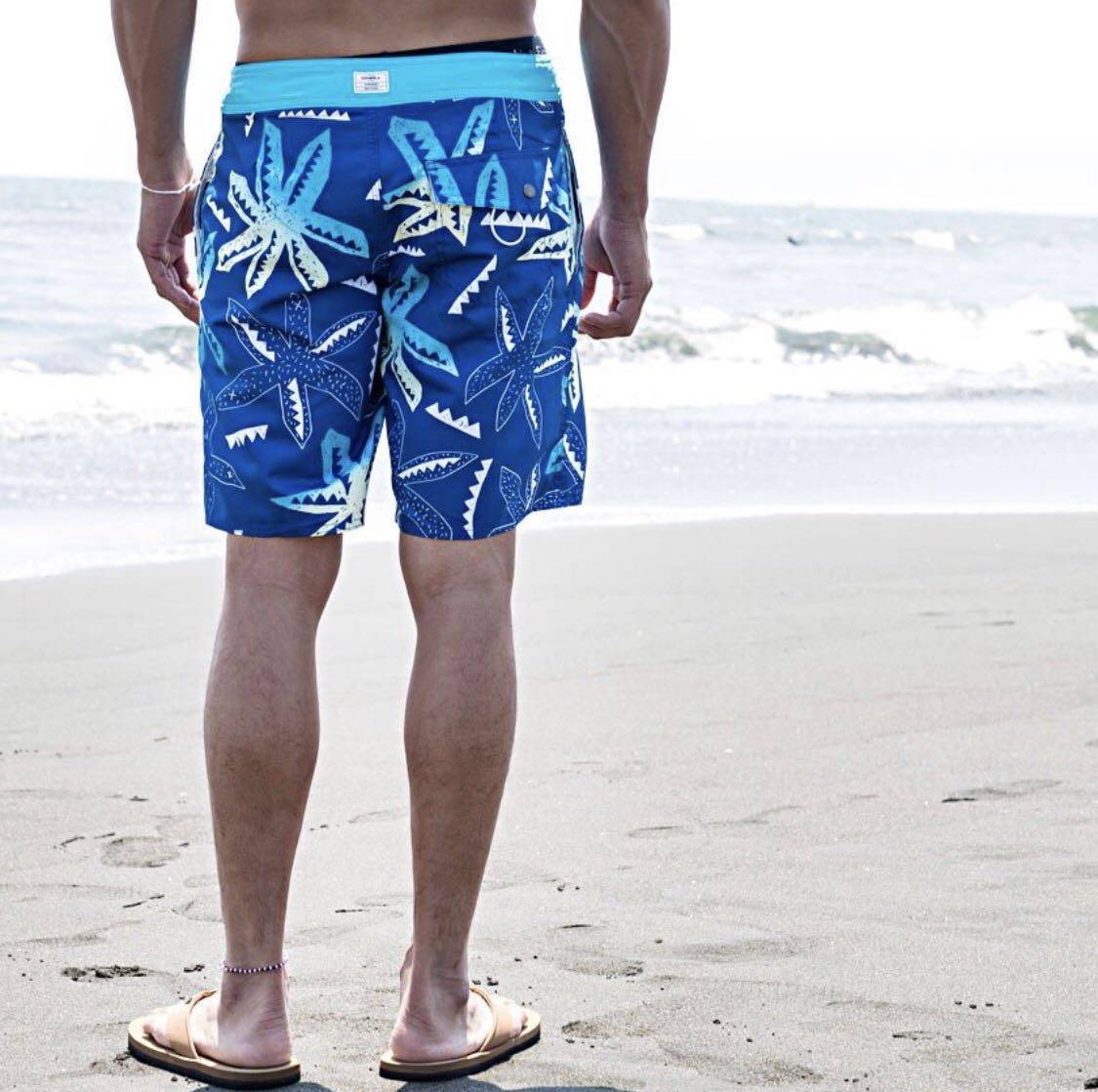 【 новый товар 】O'NEILL ...  мужской   доска  ... ... брюки    море  ...  укороченные брюки   шорты    вода ...  принт  рукоятка   голубой 30 дюймов  M