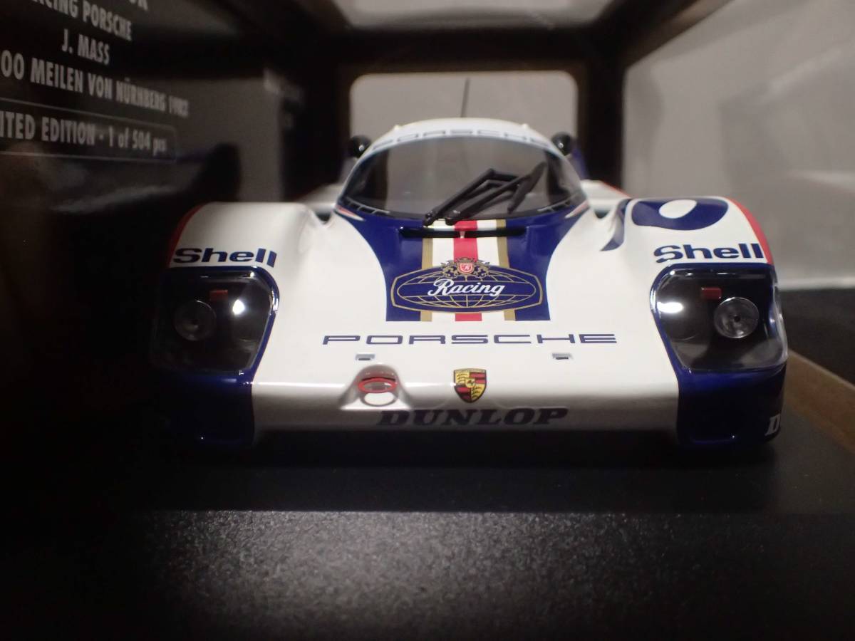 1/18 ミニチャンプス ポルシェ 956K RACING PORSCHE No.10 200 MEILEN VON NURNBERG 1982 1st(PMA,MINICHANPS,限定504台)_画像4