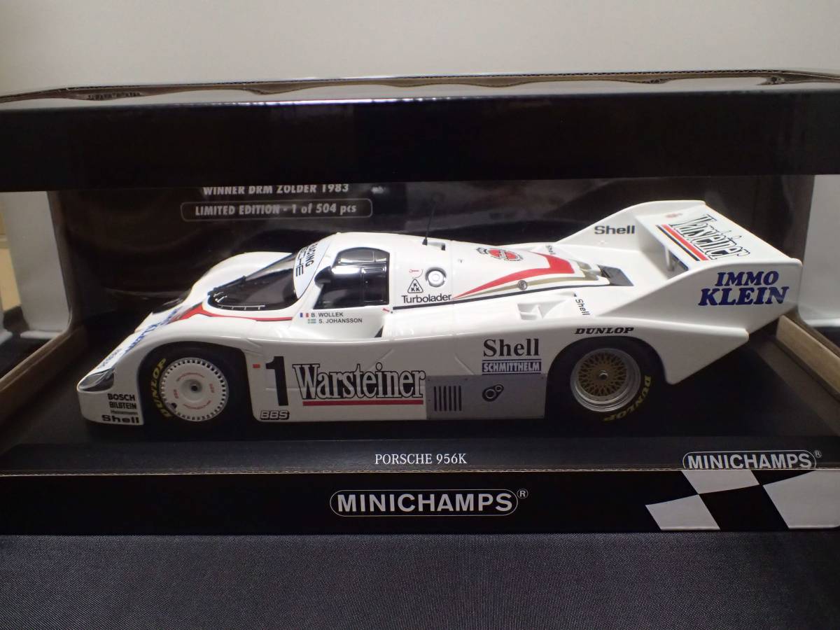 1/18 ミニチャンプス ポルシェ 956K JOEST RACING No.1 DRM ZOLDER 1983 1st(PMA,MINICHANPS,PORSCHE,限定504台)