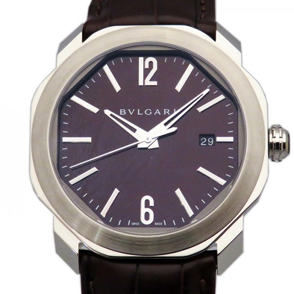 ブルガリ BVLGARI OC41C1SLD オクト ブラウン文字盤 メンズ ローマ 新品 腕時計 ◇高品質 オクト