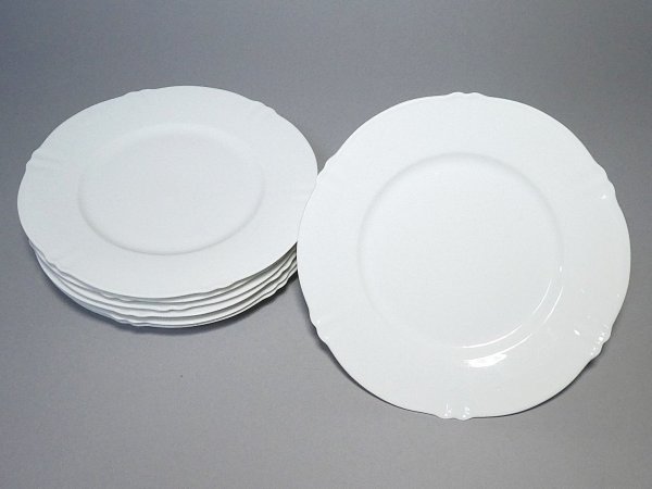  Limo -ju Haviland cake plate 7 sheets approximately 21. antique Vintage Limoges Haviland white porcelain [g6-229]