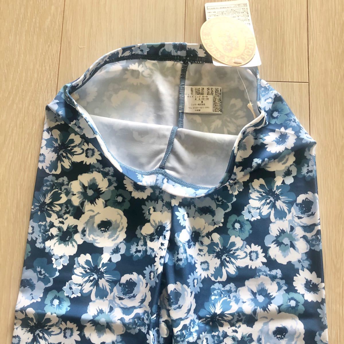 新品 CaliforniaShore レギンス 花柄 水着 ヨガ タイツ BL