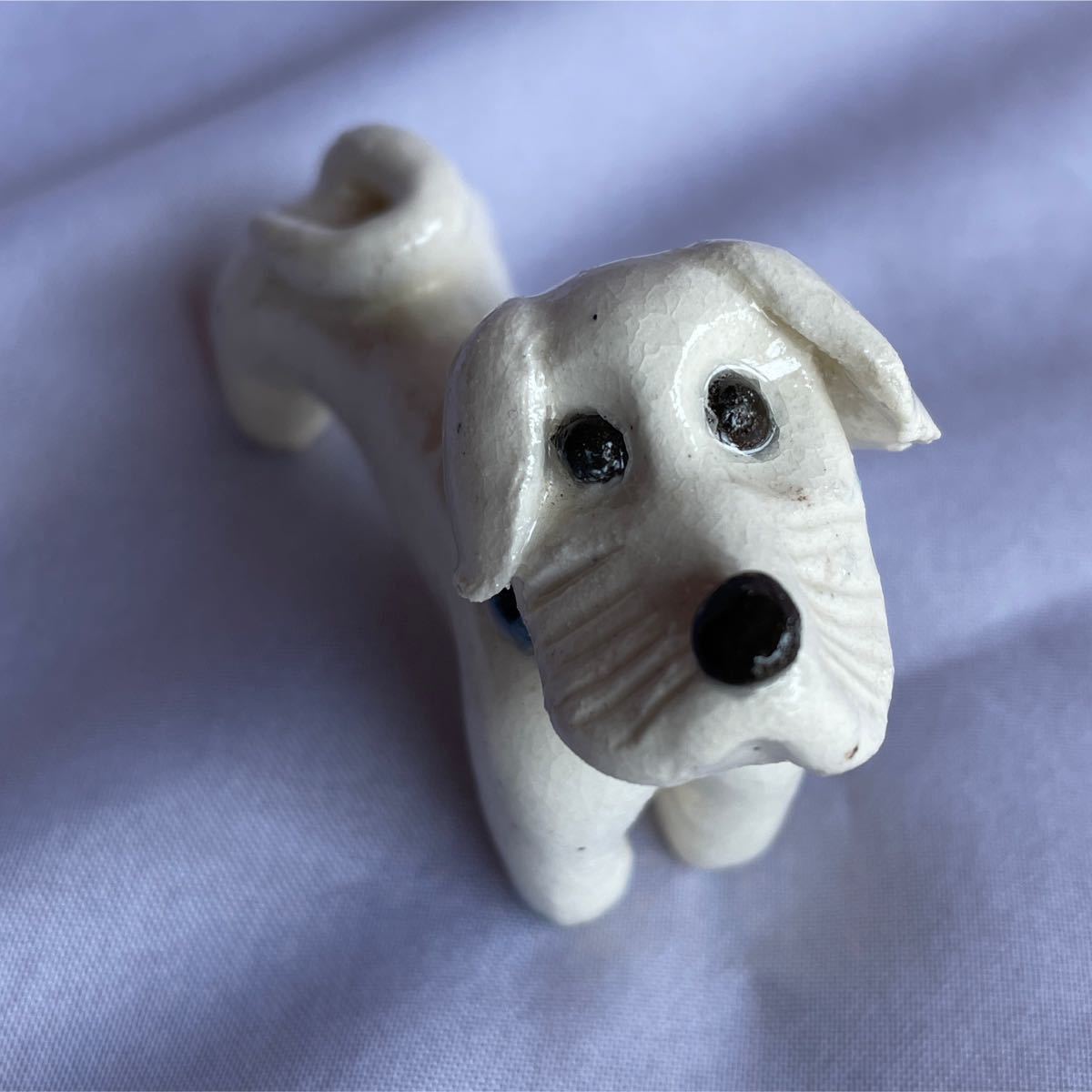 Paypayフリマ 置物 犬 白色 陶芸 インテリア Paypayフリマ 置物 犬 白色 陶芸 インテリア