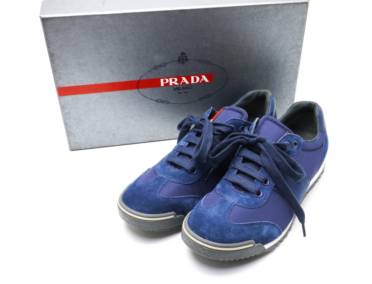 PRADA プラダ メンズ スニーカー 靴 クツ サイズ6(約26.5cm) 4E2020