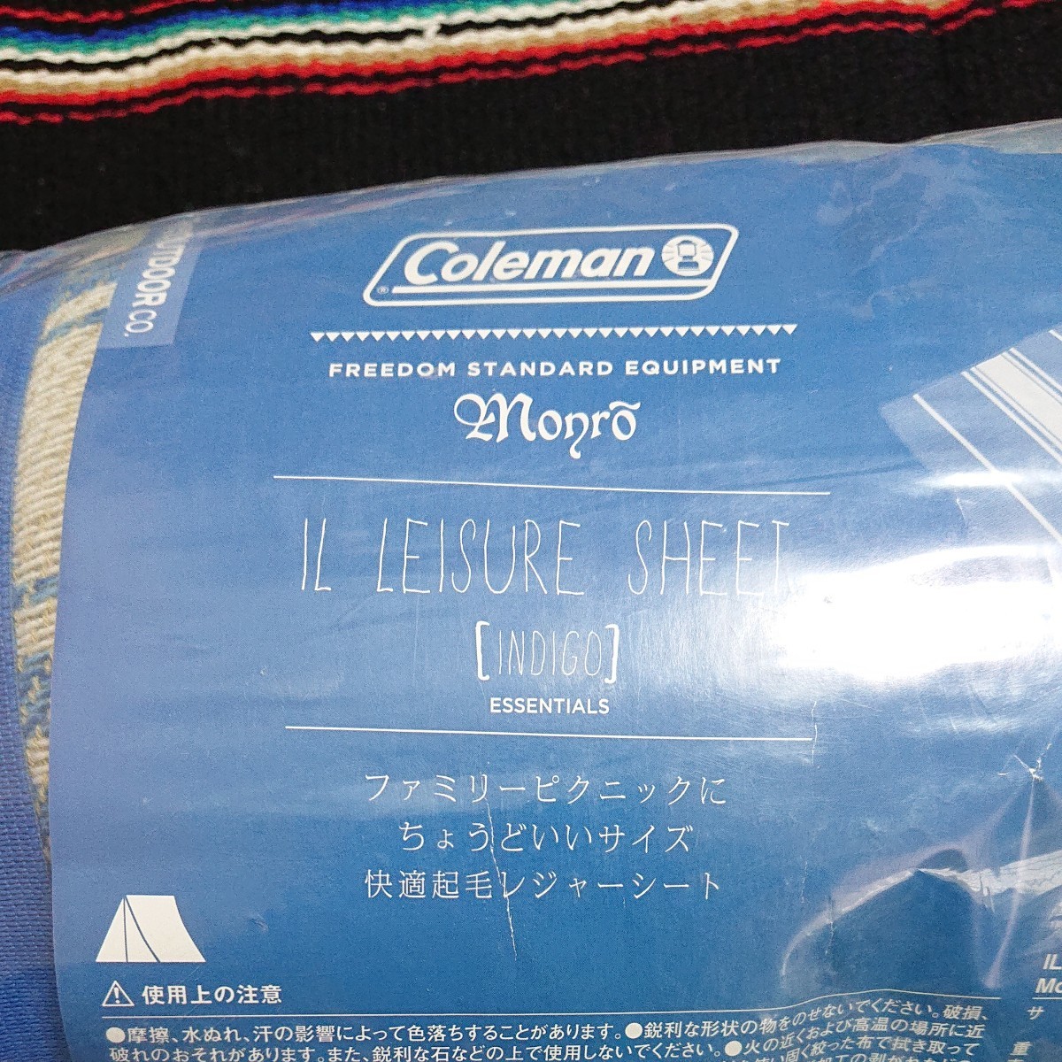 未使用品】 Coleman INDIGO LABEL ILレジャーシート Monro 未使用品】 Coleman INDIGO LABEL ILレジャーシート Monro