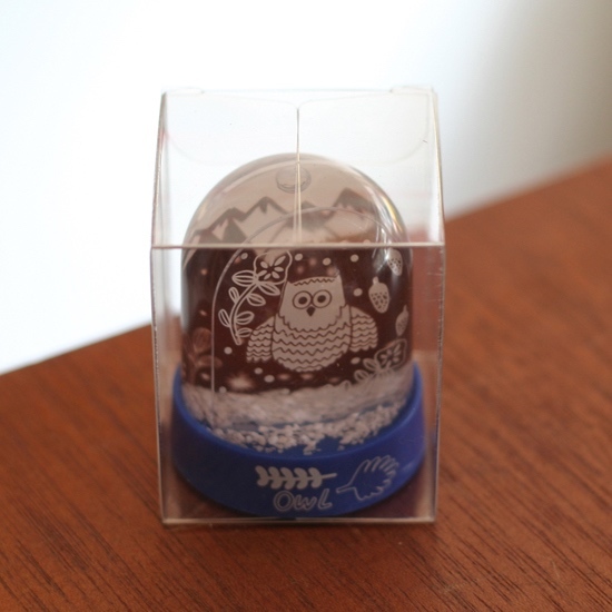 Circus Boy Band Water Globe mini owl snow dome Korea miscellaneous goods new goods 