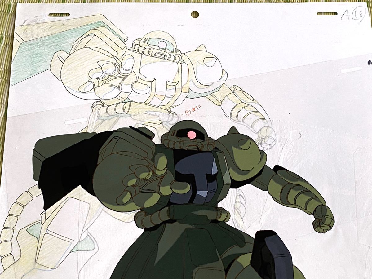 入手困難!当時物□機動戦士ガンダム GUNDAM ザク□セル画 動画 入手困難!当時物□機動戦士ガンダム GUNDAM ザク□セル画 動画