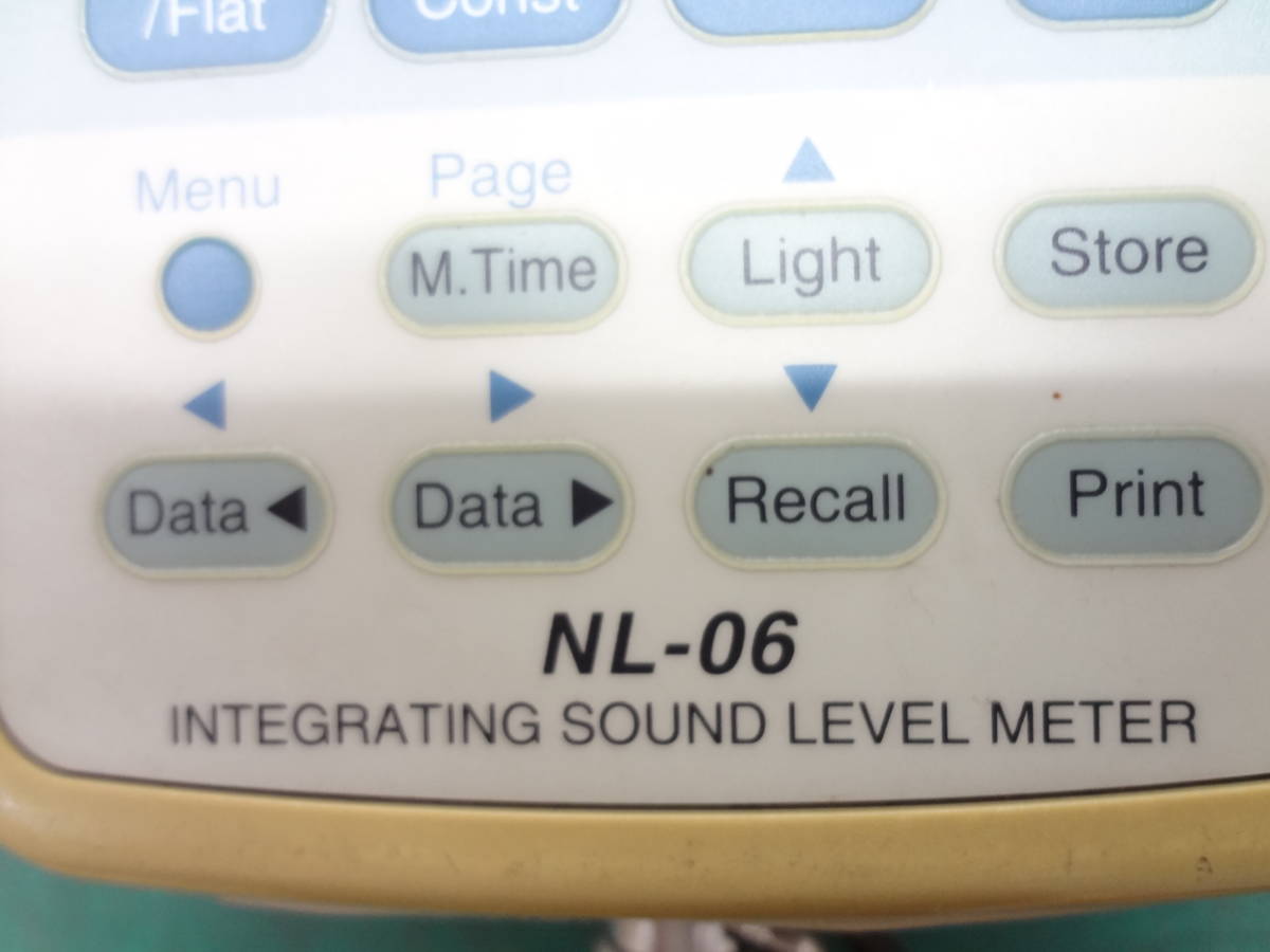 ○RION リオン 積分型普通騒音計 サウンドレベルメーター NL-06 騒音計