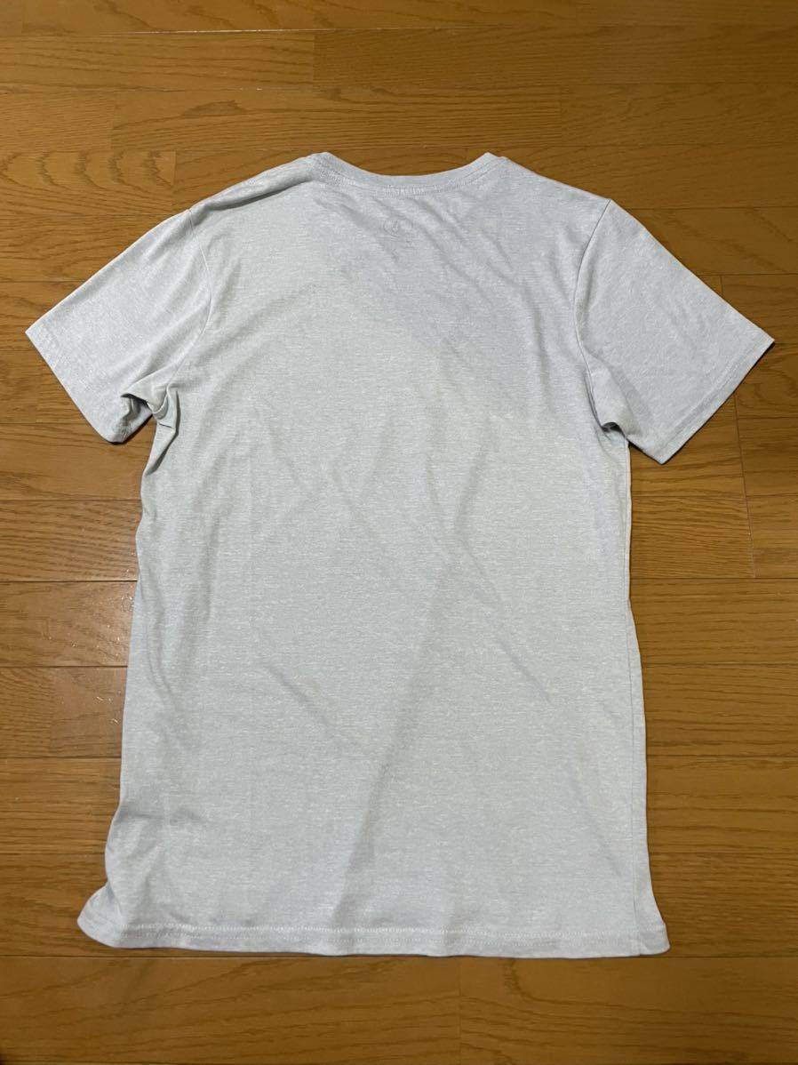 VOLCOM ボルコム　MODERN FIT Tシャツ　半袖　プリント　ロゴ ライトグレーブルー サイズ　S グレー_画像5