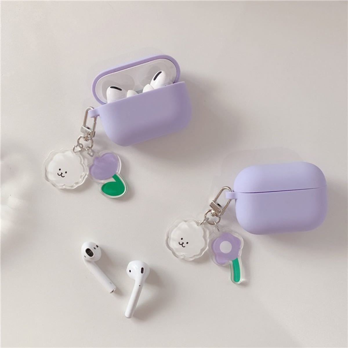 Paypayフリマ Airpods2 Airpods3用ケース シンプル おしゃれ ソフトケース かわいいカバー 韓国雑貨 保護 イヤホンアクセサリー