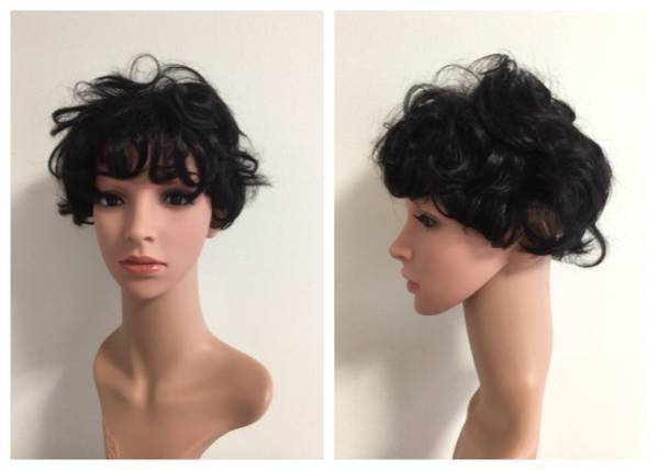 AW15 ① total hand .. hand made full wig Short medical care for also AW15
