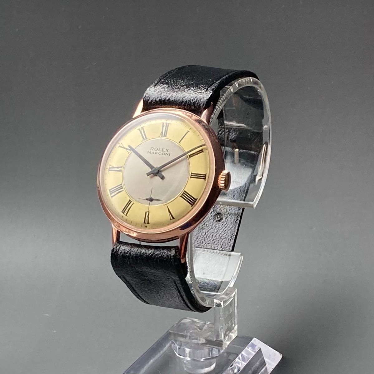 ROLEX MARCONI 1910年 28ｍｍ アンティーク 手巻き 腕時計-