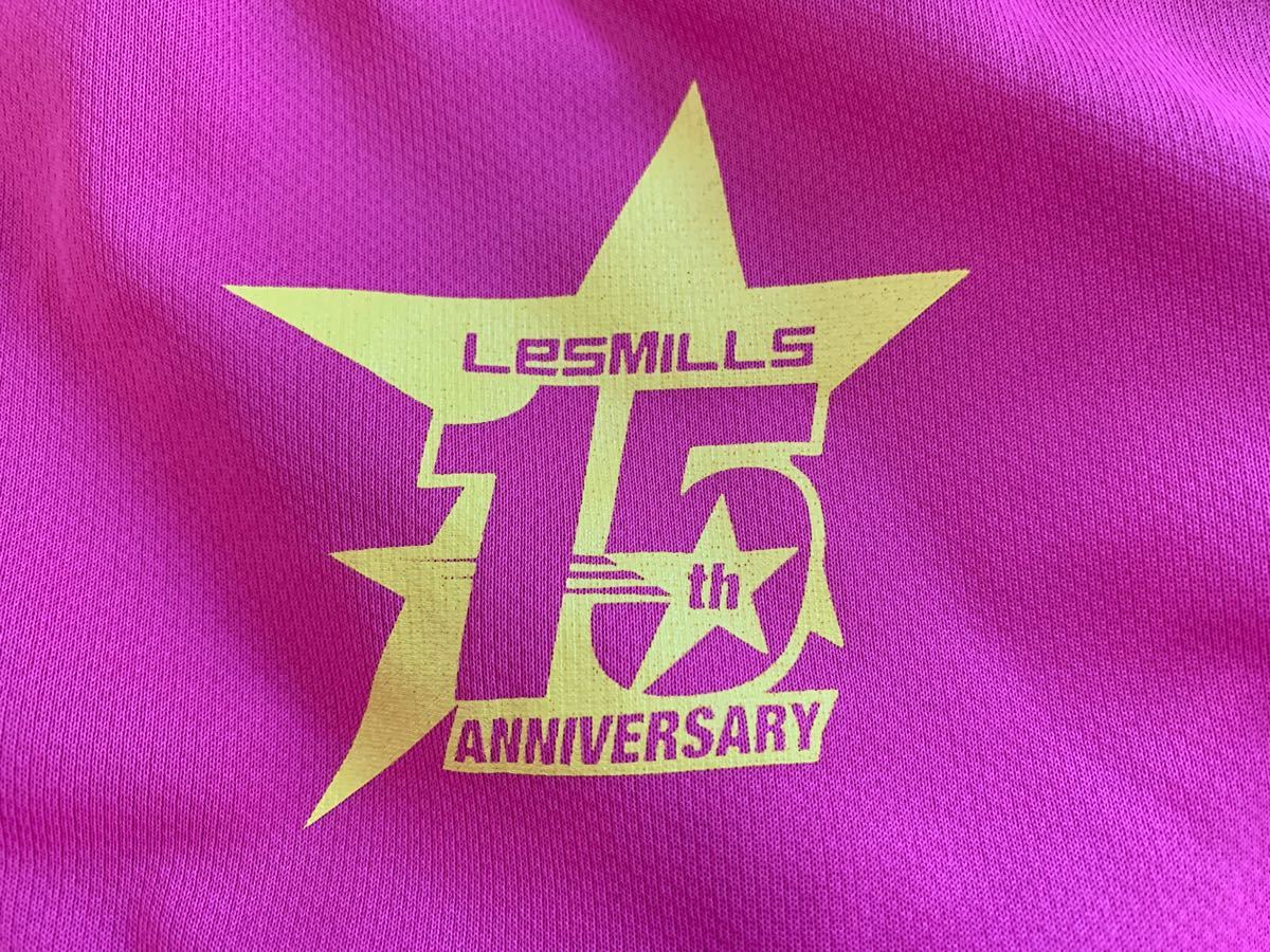 LESMILLS レスミルズ　15周年記念　タンクトップ　レディースピンクS