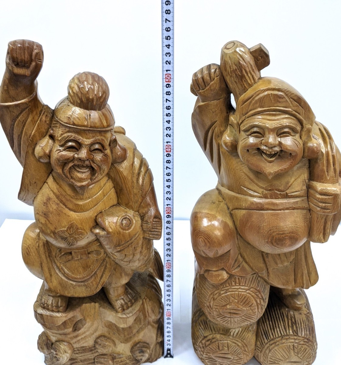 七福神 縁起物 恵比寿天 大黒天 木彫置物2体|Yahoo!フリマ(旧 七福神 縁起物 恵比寿天 大黒天 木彫置物2体|Yahoo!フリマ(旧