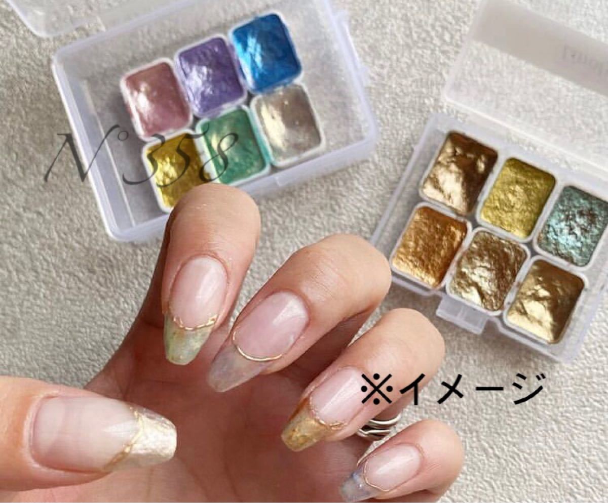 ◎数量限定SALE◎水彩ネイルパレットセット　ニュアンス　大理石　水彩パレット