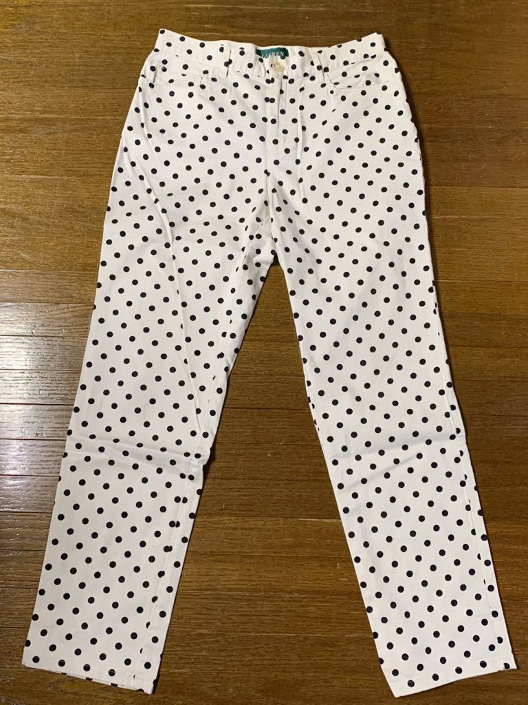 ローレン ラルフローレン LAUREN RALPH LAURENドットパンツ