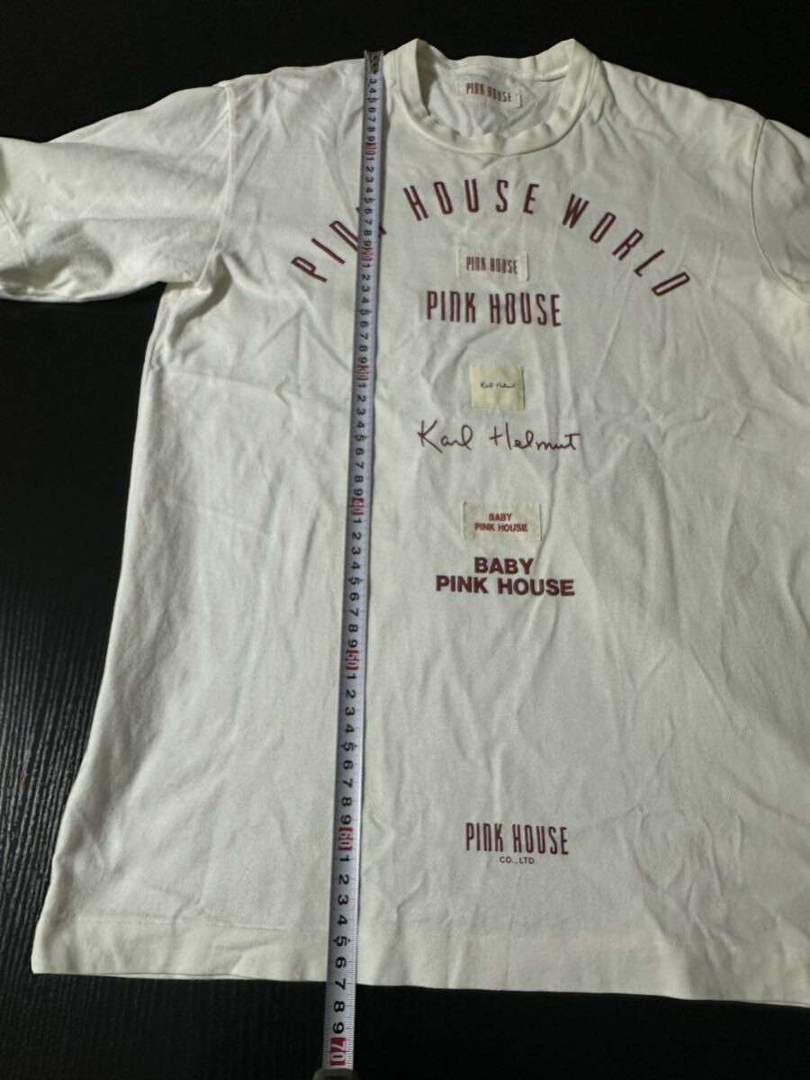 ピンクハウス　半袖Tシャツ　白　Lサイズとおまけでベビーピンクハウスの赤リュック_画像5