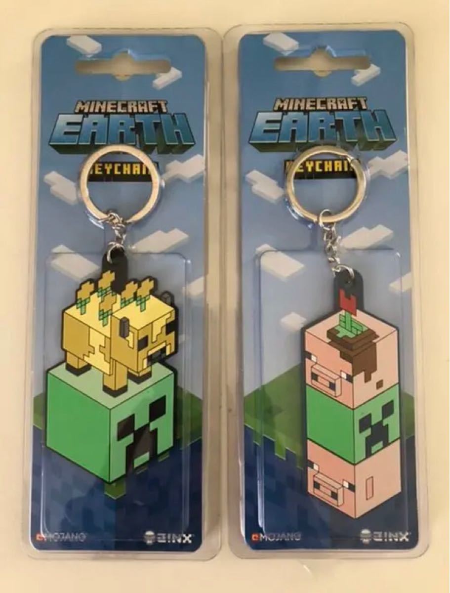 Paypayフリマ マイクラ ラバーキーホルダー 2点 Paypayフリマ マイクラ ラバーキーホルダー 2点