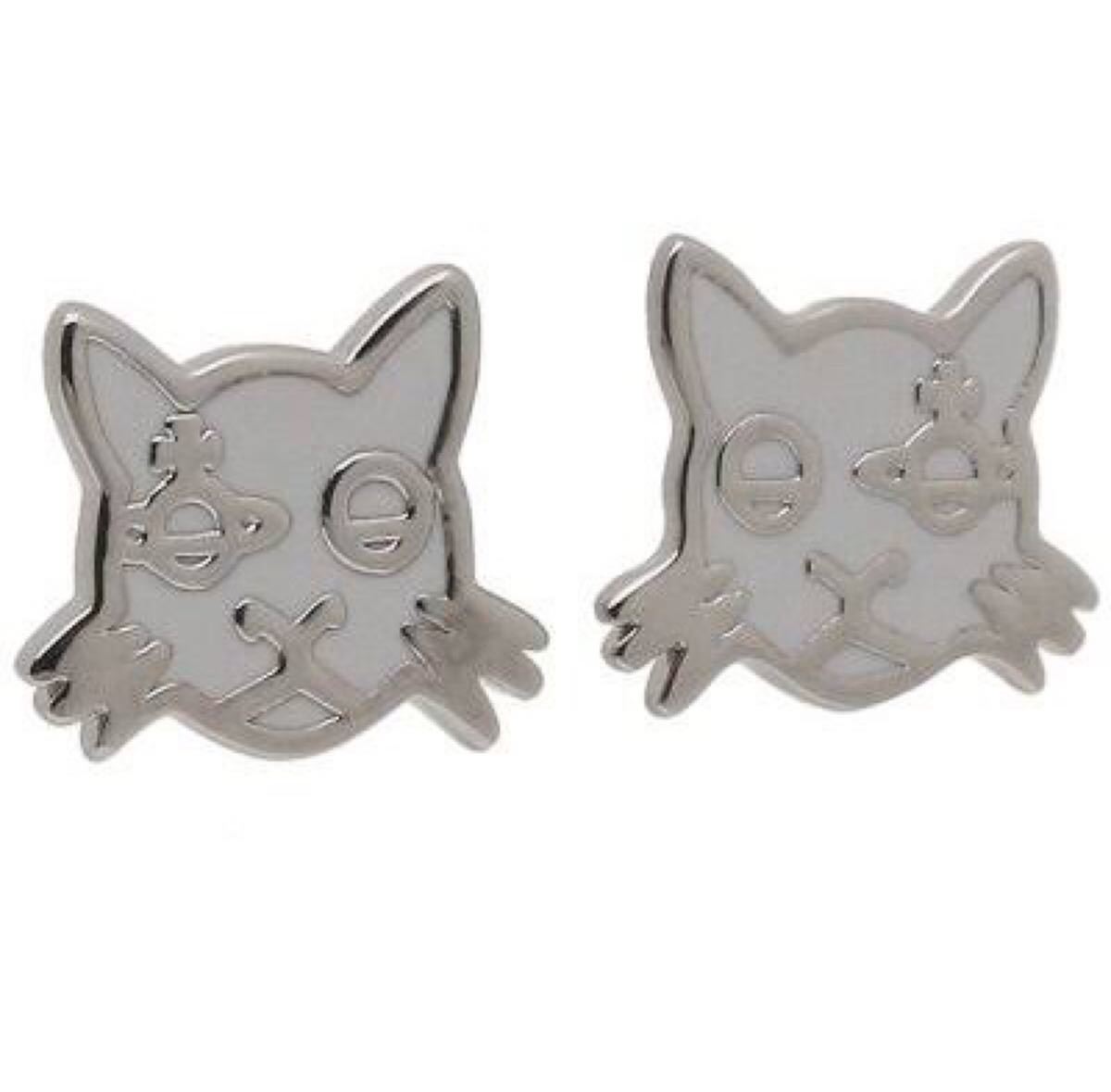 新品ヴィヴィアンウエストウッド 猫 キャット ピアス