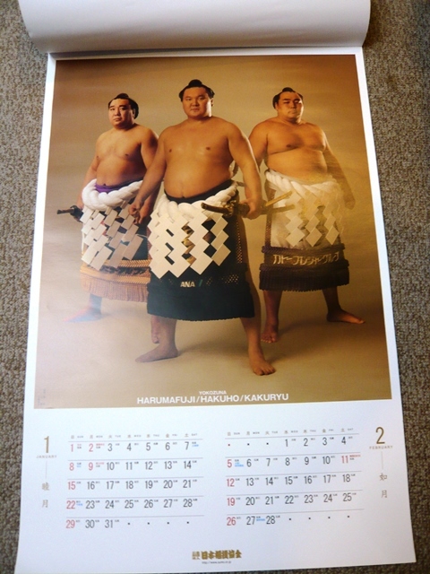 平成11年大相撲カレンダー