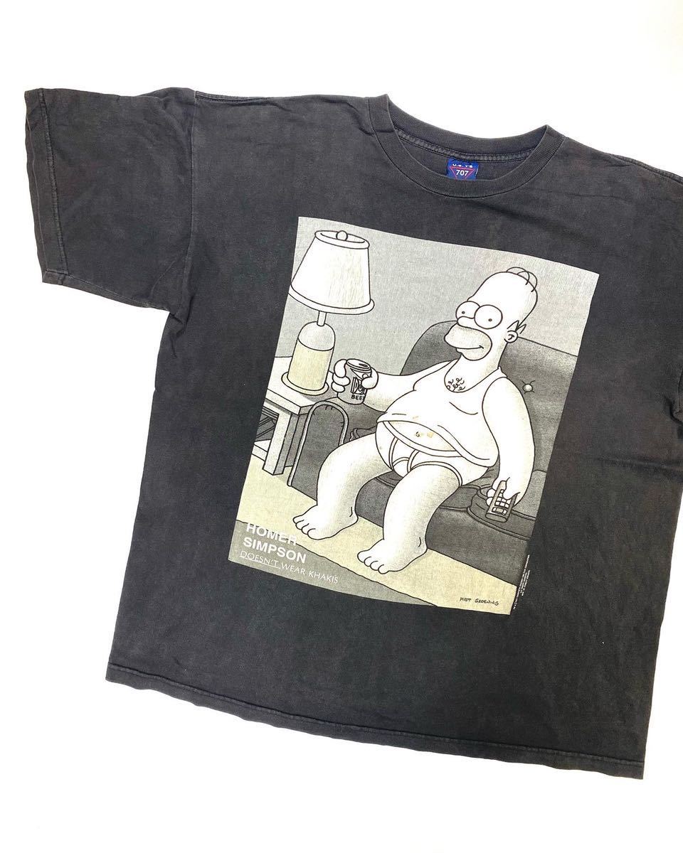 90s The Simpsons ケイトモス パロディ Tシャツ シンプソンズ 90s The Simpsons ケイトモス パロディ Tシャツ シンプソンズ