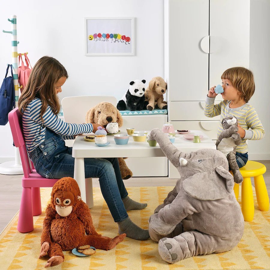 IKEA plate / миска игрушечный 8 позиций комплект, DUKTIG Mix цвет стоимость доставки Y750!