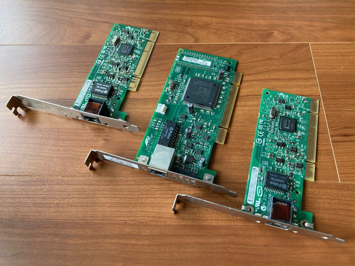 PayPayフリマ|デスクトップPC用LANボード(PCI接続NIC)3個セット(1000BASE×2 100BASE×1) PayPayフリマ|デスクトップPC用LANボード(PCI接続NIC)3個セット(1000BASE×2 100BASE×1)