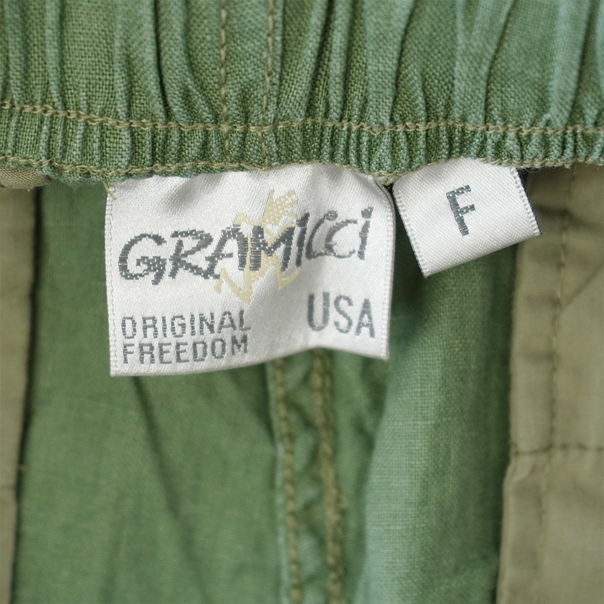 GRAMICCI LINEN BALLOON PANTS【F】グリーン グラミチ リネンバルーンパンツ サルエル ガウチョ アンクル GLP-18S028_画像6