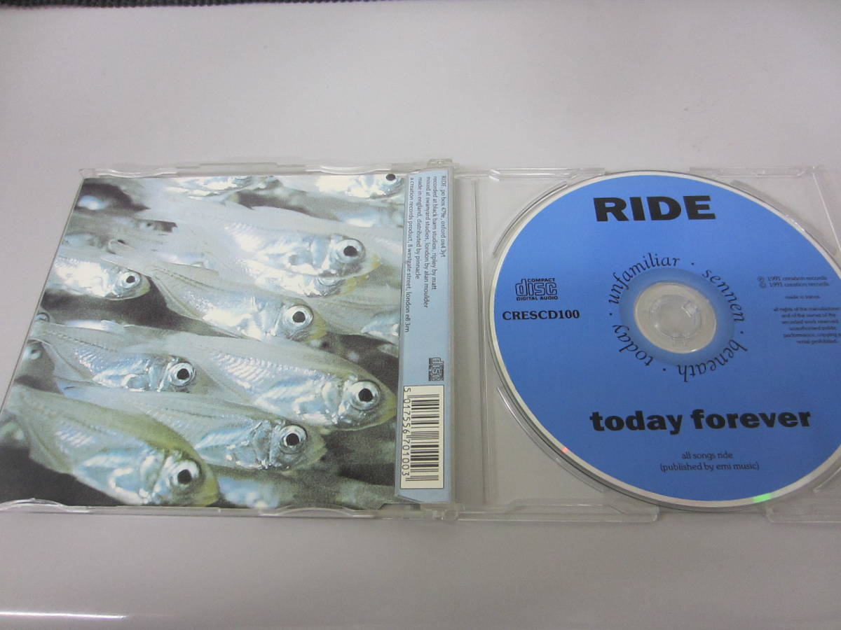 Ride/Today Forever UK向France盤オリジナルCD ネオアコ シューゲイザー OASIS My Bloody Valentine Slowdive Swervedriver Boo Radleys_画像2