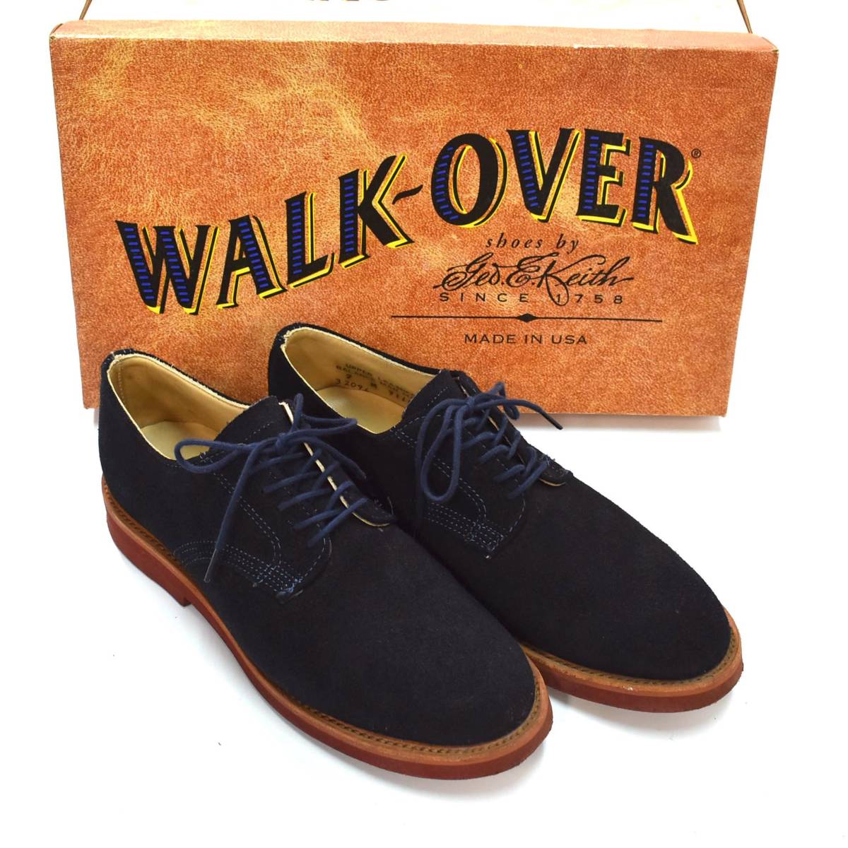 805 未使用 WALK OVER スエード ドレスシューズ USA製