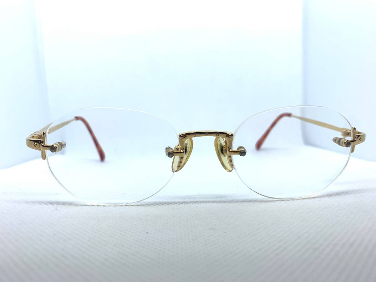 Jean Paul GAULTIER ジャンポール ゴルチエ ゴルチェ サングラス アイウェア メガネ 眼鏡 ゴールドカラー