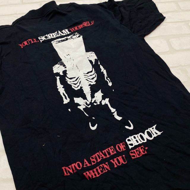 BALZAC バルザック バンドTシャツ 黒 M 90年代ビンテージ ロック ヘビメタ_画像4